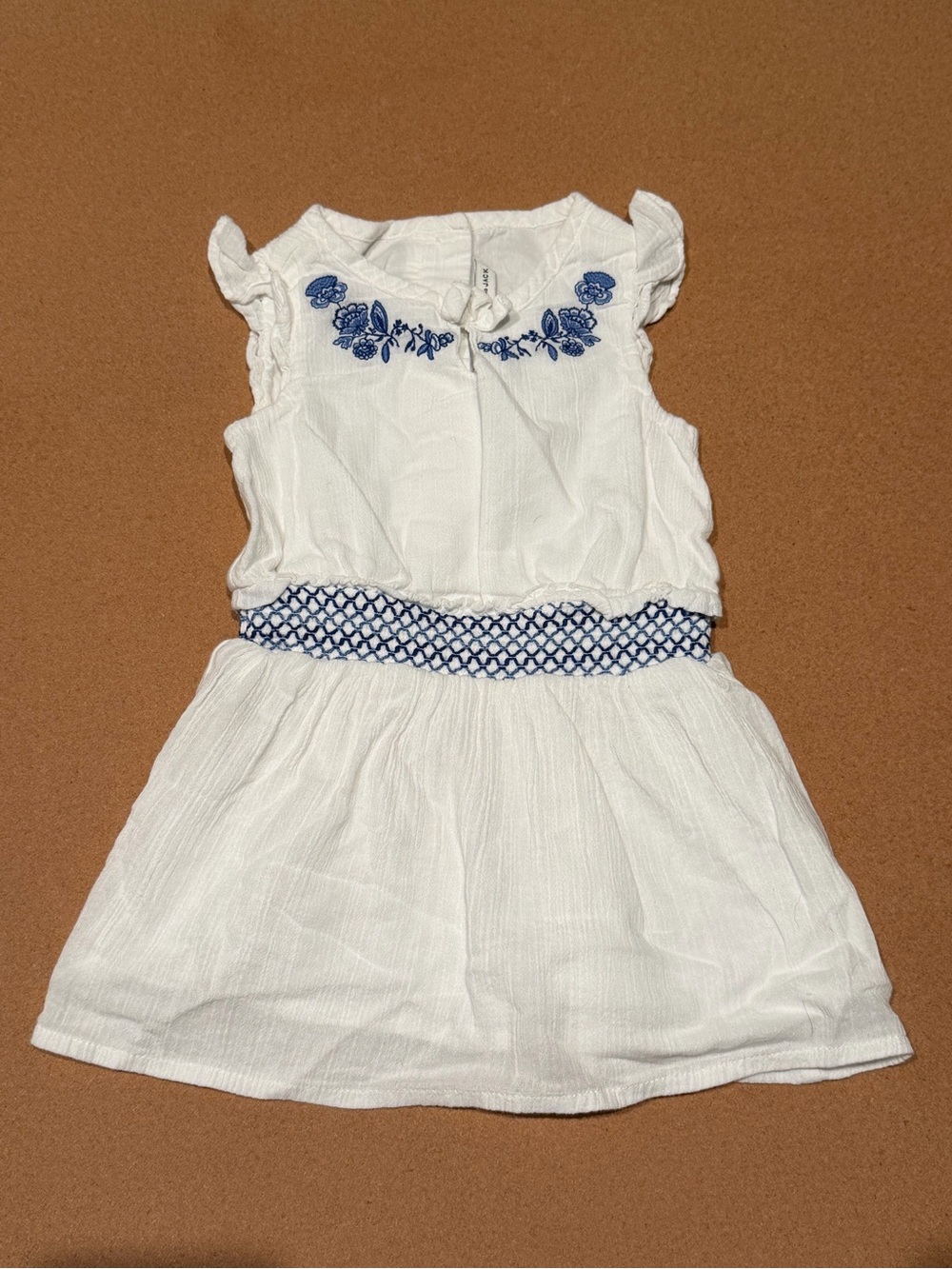 Janie and Jack Floral Embroidered Dress